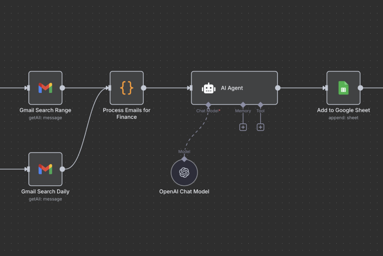 Free Receipt Extractor AI workflow